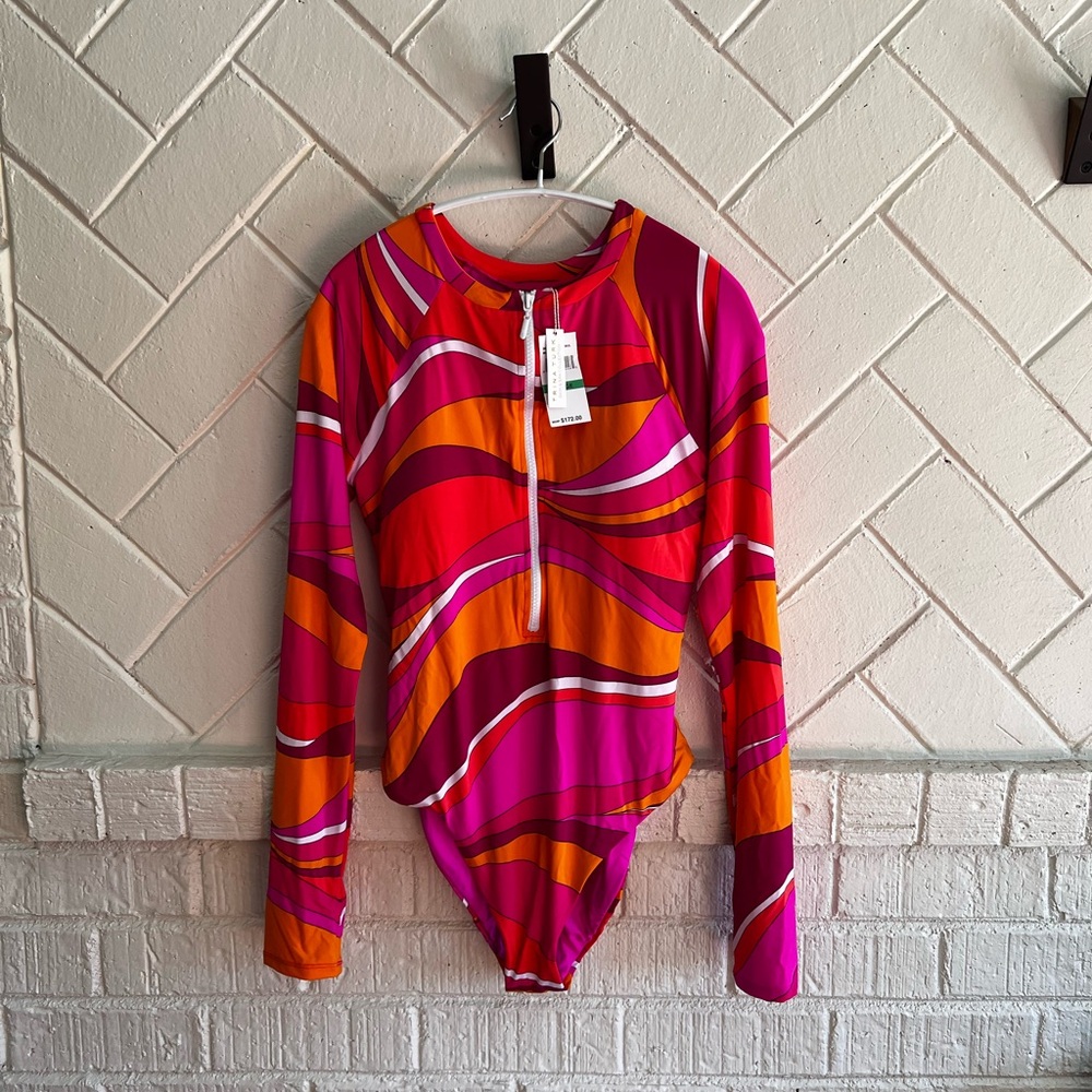 New Trina Turk One-Piece Swimsuit, Size Large, Retail $172.00
